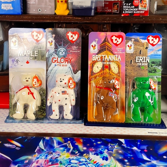 McDonald's Ty Beanie Babies Set Of 4 - Picture 1 of 9